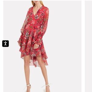 Alexis floral print wrap dress size s